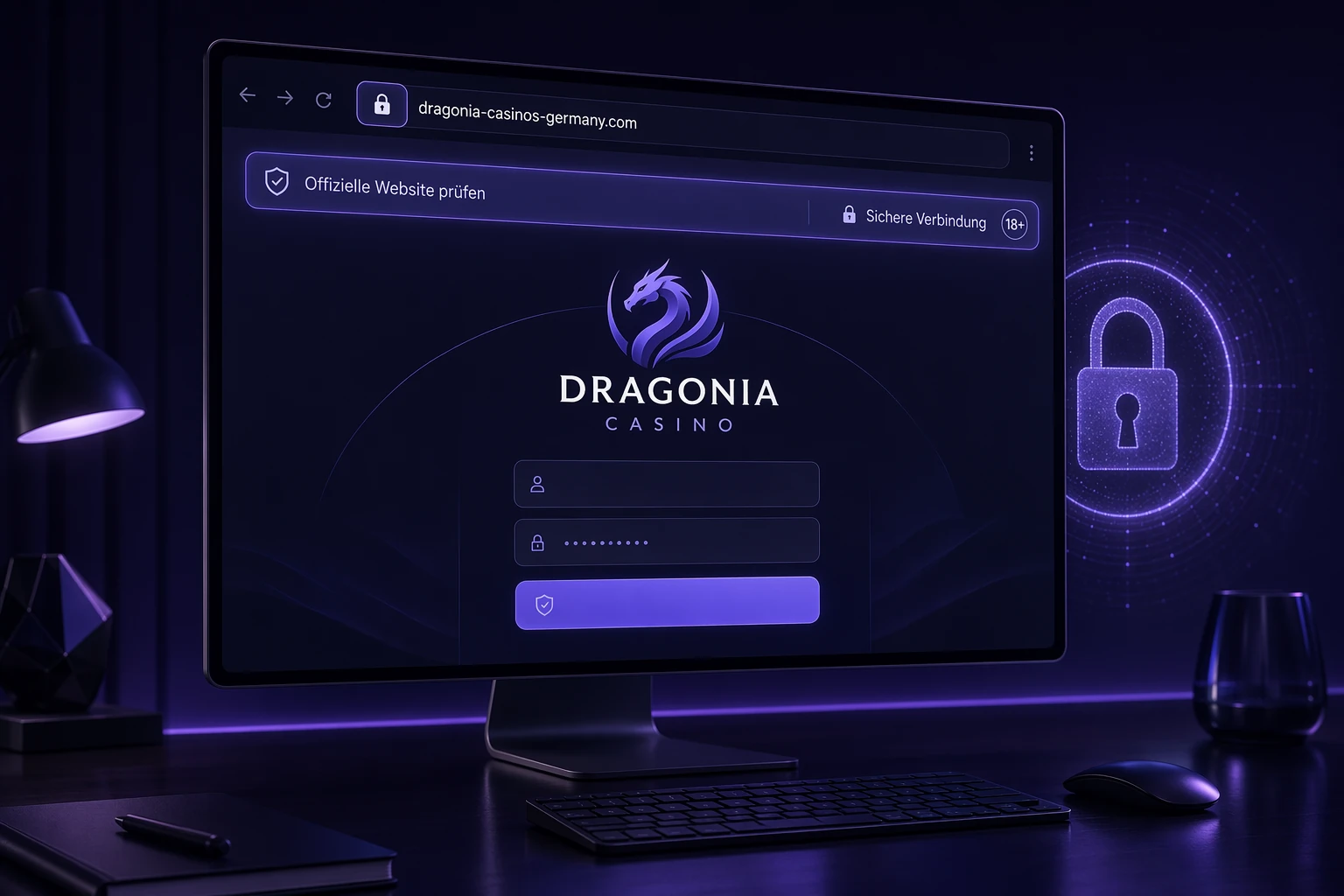 Offizielle Website prüfen: sicherer Zugang zu Dragonia Casino